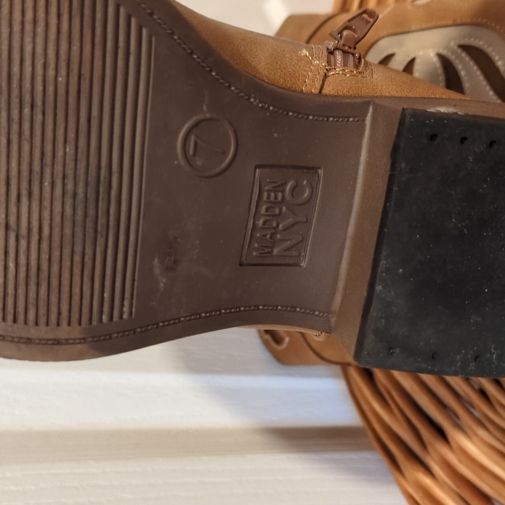 Madden NYC Brown Western Festival Cowboy Boot Womens 7 - Picture 8 of 9